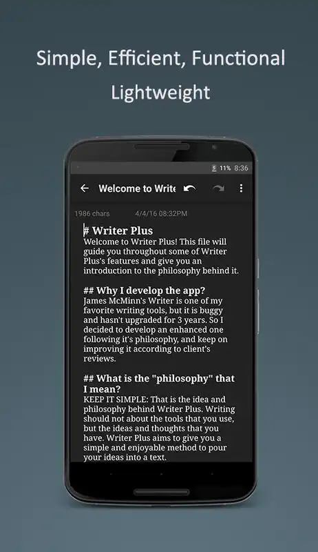 Play Writer Plus (Write On the Go)