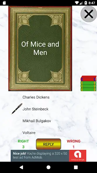 Play APK Writers Quiz  and enjoy Writers Quiz with UptoPlay ru.mikhailkruglov.writers_quiz_free