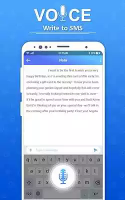 Play Write SMS by Voice: Voice Text Messages