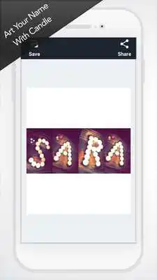 Play Write your name with Candles as an online game Write your name with Candles with UptoPlay
