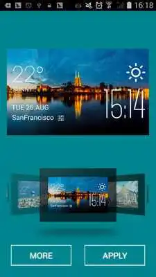 Play Wroclaw weather widget/clock