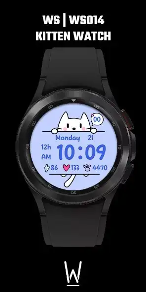 Play WS014 – KITTEN Watch Face as an online game WS014 – KITTEN Watch Face with UptoPlay
