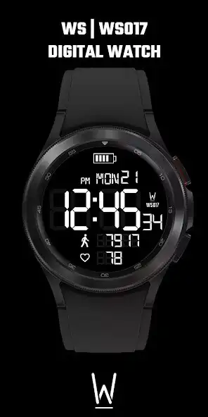 Play WS017 – DIGITAL Watch Face as an online game WS017 – DIGITAL Watch Face with UptoPlay