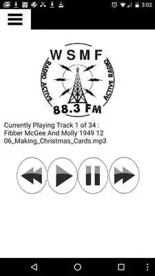 Play WSMF Broadcast Day Player