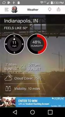Play WTHR Live Doppler 13 Weather