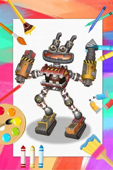 Play Wubbox Coloring Book  and enjoy Wubbox Coloring Book with UptoPlay