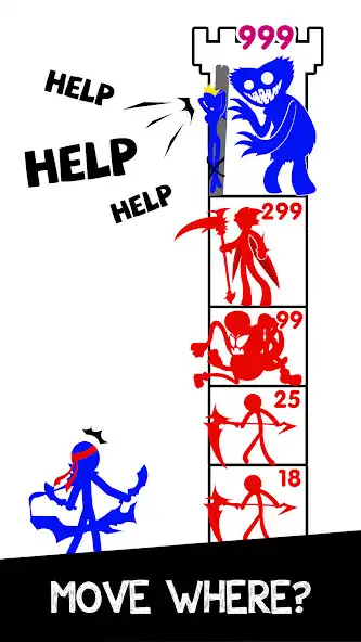 Play Wuggy Tower War: Hero Playtime as an online game Wuggy Tower War: Hero Playtime with UptoPlay