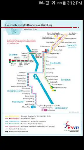 Play Wurzburg Tram Map