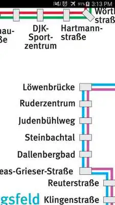 Play Wurzburg Tram Map