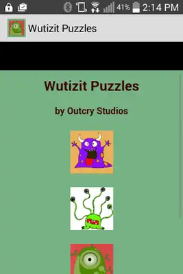 Play Wutizit Monster Puzzles