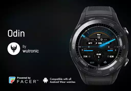 Play Wutronic - Odin Watch Face  and enjoy Wutronic - Odin Watch Face with UptoPlay
