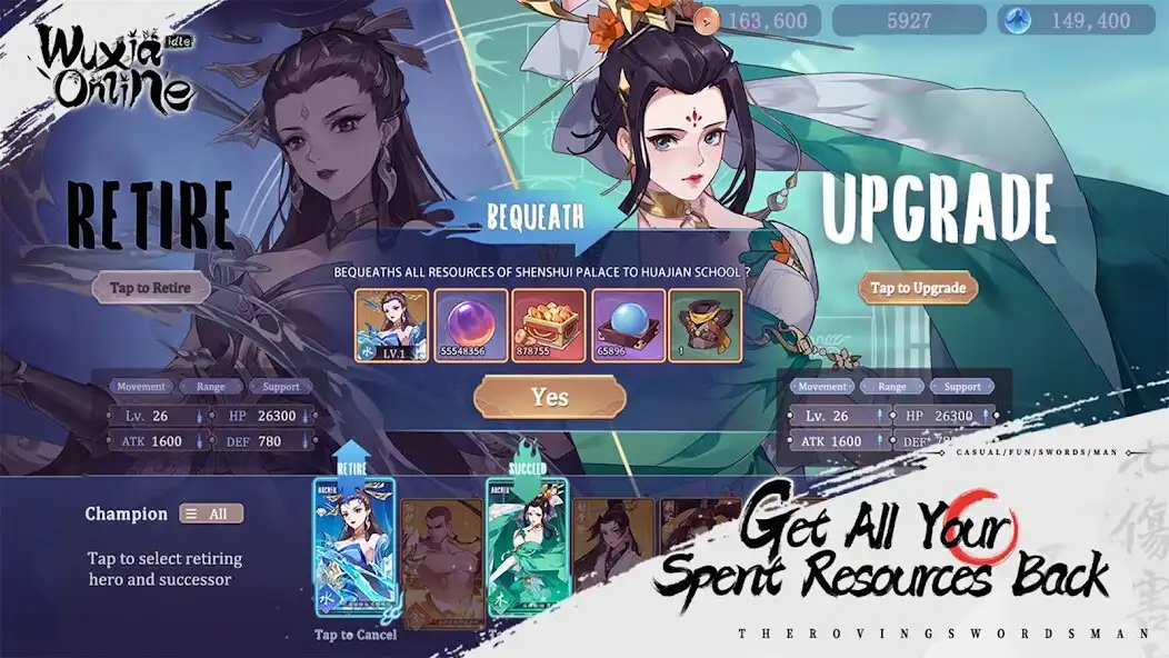 Play WuXia Online:Idle as an online game WuXia Online:Idle with UptoPlay