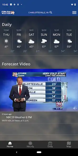 Play WVIR NBC29 Weather, Storm Team  and enjoy WVIR NBC29 Weather, Storm Team with UptoPlay
