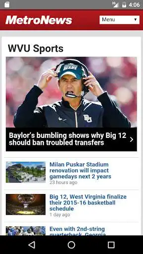 Play WVMetroNews as an online game WVMetroNews with UptoPlay