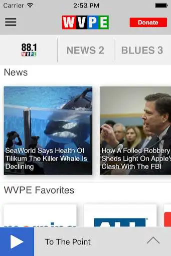 Play WVPE Public Radio App as an online game WVPE Public Radio App with UptoPlay