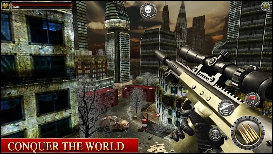 Play WW2 Sniper 3D: War Sniper Game as an online game WW2 Sniper 3D: War Sniper Game with UptoPlay