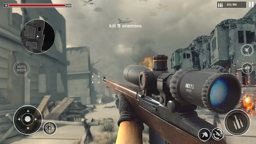 Play WW2 Sniper Shooting Guns Games  and enjoy WW2 Sniper Shooting Guns Games with UptoPlay