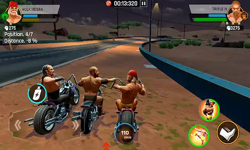 Play WWE Racing Showdown  and enjoy WWE Racing Showdown with UptoPlay