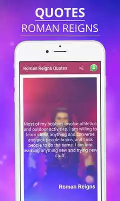 Play WWE  Roman Reigns Quotes/Status