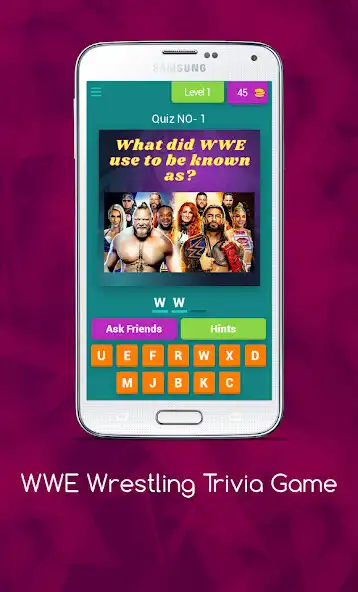 Play WWE Wrestling Trivia Game as an online game WWE Wrestling Trivia Game with UptoPlay
