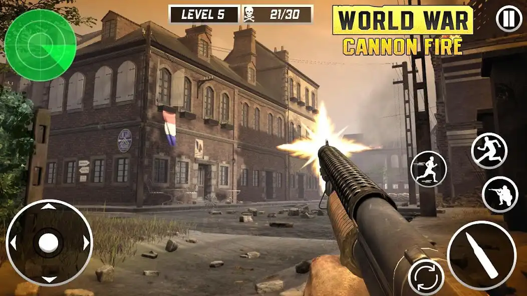 Play WW Guns Offline World War Game as an online game WW Guns Offline World War Game with UptoPlay