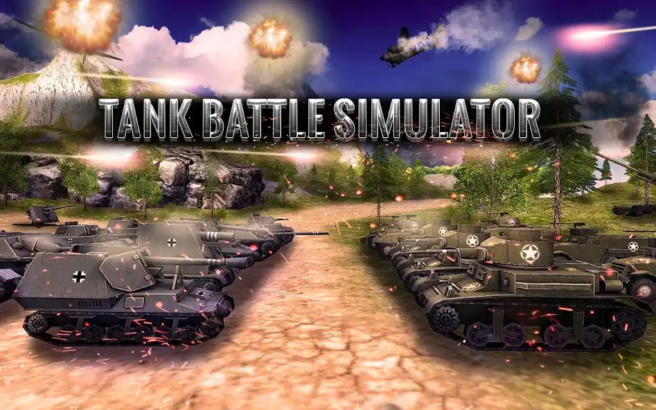 Play WWII Tanks Battle Simulator  and enjoy WWII Tanks Battle Simulator with UptoPlay