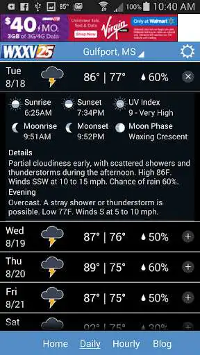 Play WXXV News 25 Weather Authority as an online game WXXV News 25 Weather Authority with UptoPlay