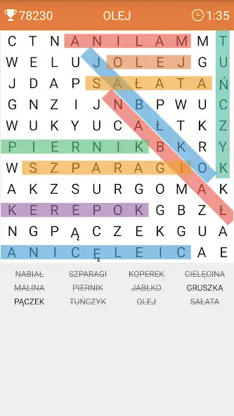 Play Wykreślanka as an online game Wykreślanka with UptoPlay