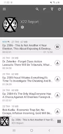 Play X22 Report Podcast Player  and enjoy X22 Report Podcast Player with UptoPlay