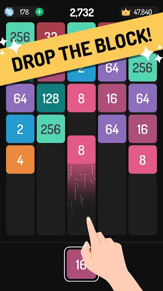 Play X2 Blocks: 2048 Drop  Merge!  and enjoy X2 Blocks: 2048 Drop  Merge! with UptoPlay