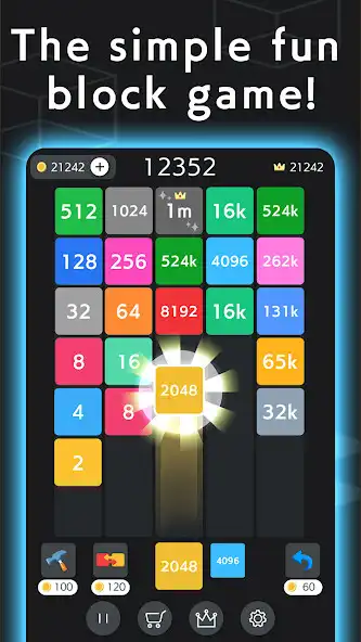 Play x2 blocks - 2048 Merge Games  and enjoy x2 blocks - 2048 Merge Games with UptoPlay