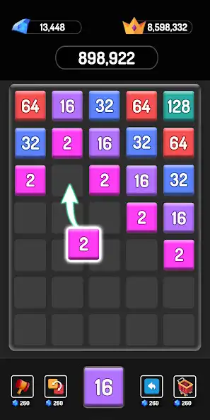 Play X2 Blocks: 2048 Number Games  and enjoy X2 Blocks: 2048 Number Games with UptoPlay