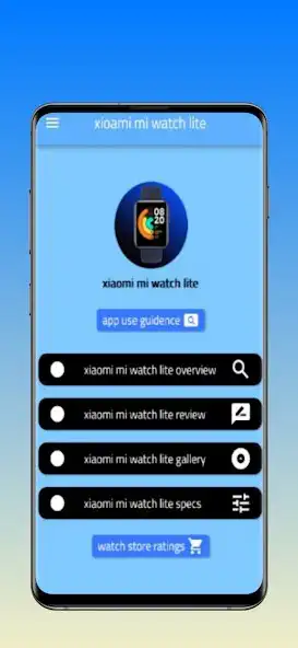 Play xiaomi mi watch lite  and enjoy xiaomi mi watch lite with UptoPlay