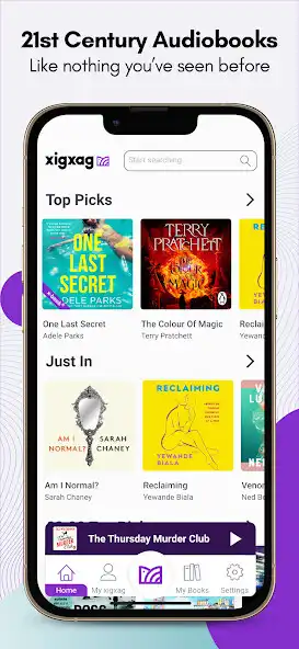 Play xigxag: audiobooks, but better  and enjoy xigxag: audiobooks, but better with UptoPlay