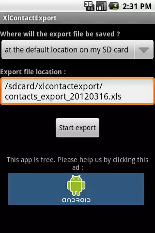 Play XlContactExport  and enjoy XlContactExport with UptoPlay