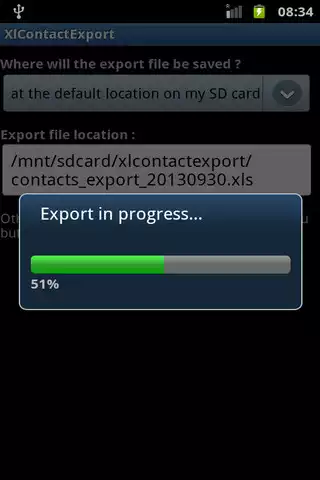 Play XlContactExport as an online game XlContactExport with UptoPlay