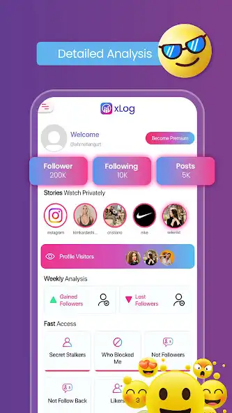 Play xLog - View Hidden Profile as an online game xLog - View Hidden Profile with UptoPlay