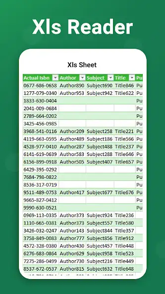 Play XLS File Reader- XLXS Viewer as an online game XLS File Reader- XLXS Viewer with UptoPlay