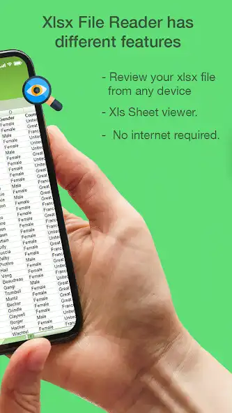 Xlsx File Reader - Xlsx file Viewer online game with UptoPlay