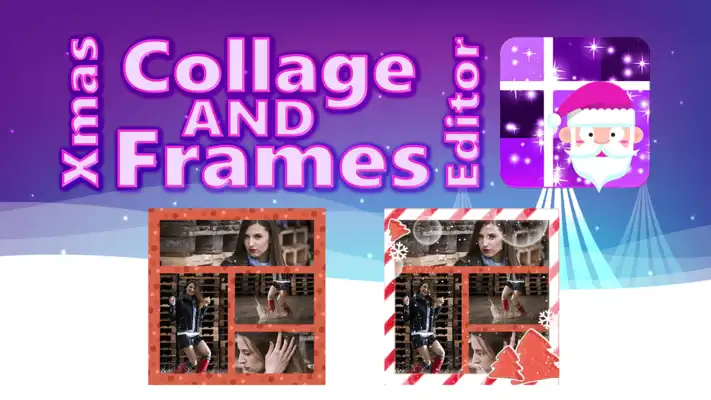 Play Xmas Collage and Frames Editor