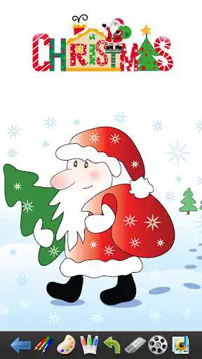 Play Xmas Magic - Color & Draw  and enjoy Xmas Magic - Color & Draw with UptoPlay