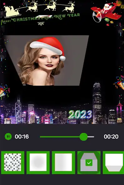 Play Xmas newyear 2023 video maker as an online game Xmas newyear 2023 video maker with UptoPlay
