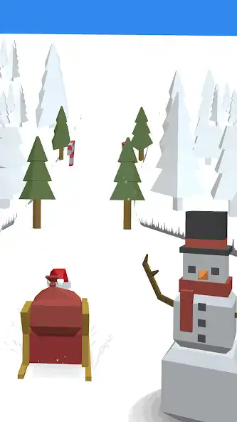 Play Xmas Santa Mad Sleigh Run as an online game Xmas Santa Mad Sleigh Run with UptoPlay