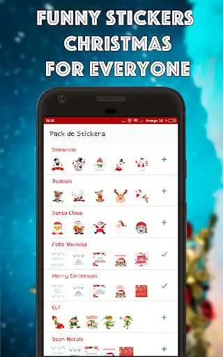 Play Xmas stickers WAStickersApp  and enjoy Xmas stickers WAStickersApp with UptoPlay