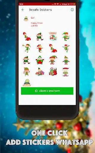 Play Xmas stickers WAStickersApp as an online game Xmas stickers WAStickersApp with UptoPlay