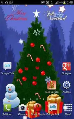 Play Xmas Tree Live Wallpaper Free