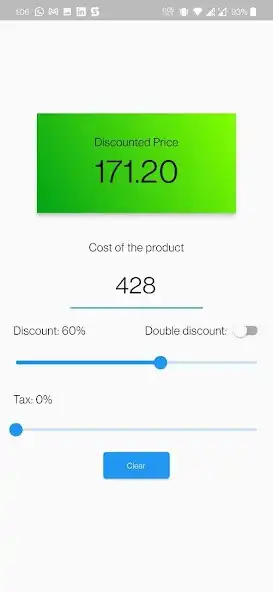 Play X Off - Calculate discounts  and enjoy X Off - Calculate discounts with UptoPlay
