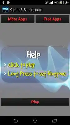 Play Xperia S Soundboard