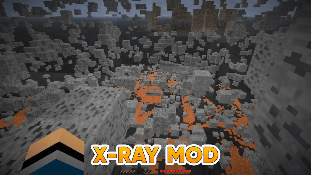 Play X Ray Addon for Minecraft PE as an online game X Ray Addon for Minecraft PE with UptoPlay