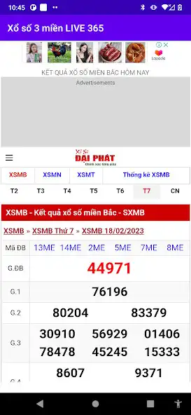 Play Xổ số 3 miền LIVE 365 as an online game Xổ số 3 miền LIVE 365 with UptoPlay